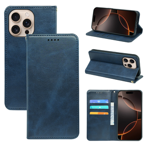 Custodia a Portafoglio Flip per <span class=keywords><strong>iPhone</strong></span> 18 Pro Max 17e 16e 16 15 14 13 12 <span class=keywords><strong>11</strong></span> Pro <span class=keywords><strong>iPhone</strong></span> 17 Pro Max, <span class=keywords><strong>Cover</strong></span> Magnetica a Libro in Pelle PU - Product Image 2