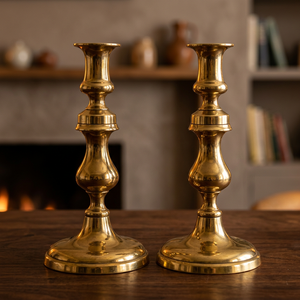 Support à bougie en laiton fait main, artisanat décoratif en laiton, DMB-192 - Product Image 3
