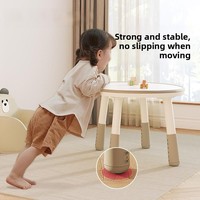 Bureau d'apprentissage réglable pour enfants, style chinois, en MDF durable, table en forme d'arachide, pour salon, maison, écriture, maternelle, éveil précoce