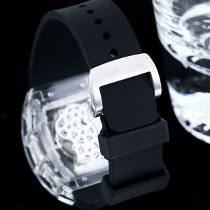 Reloj Tourbillon Transparente de Lujo con Cristal de Zafiro Premium para Cenas de Negocios, Aniversarios Especiales, Reloj Sofisticado - Product Image 6