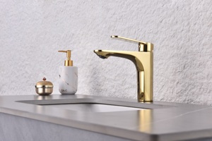 Truyền Thống Duy Nhất Đòn Bẩy Lưu Vực Tap Brass Nóng Và Lạnh Mixer Boong Núi Bồn Rửa Vòi Nước Cho Khách Sạn Và Phòng Tắm - Product Image 6