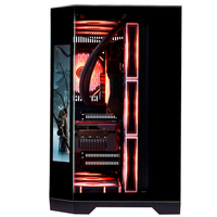 Boîtier PC Gamer AntarcChill Nouveau Style Full Tower en Acier ATX en Stock Vente Chaude avec Éclairage LED 360 10 Ventilateurs