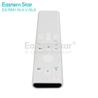 Control Remoto de Fábrica ES-RM116-4-V-SLA para el Nuevo Google Chromecast 4k TV, Decodificador con Google Voice, Smart TV G9N9N, Control por Voz BT IR