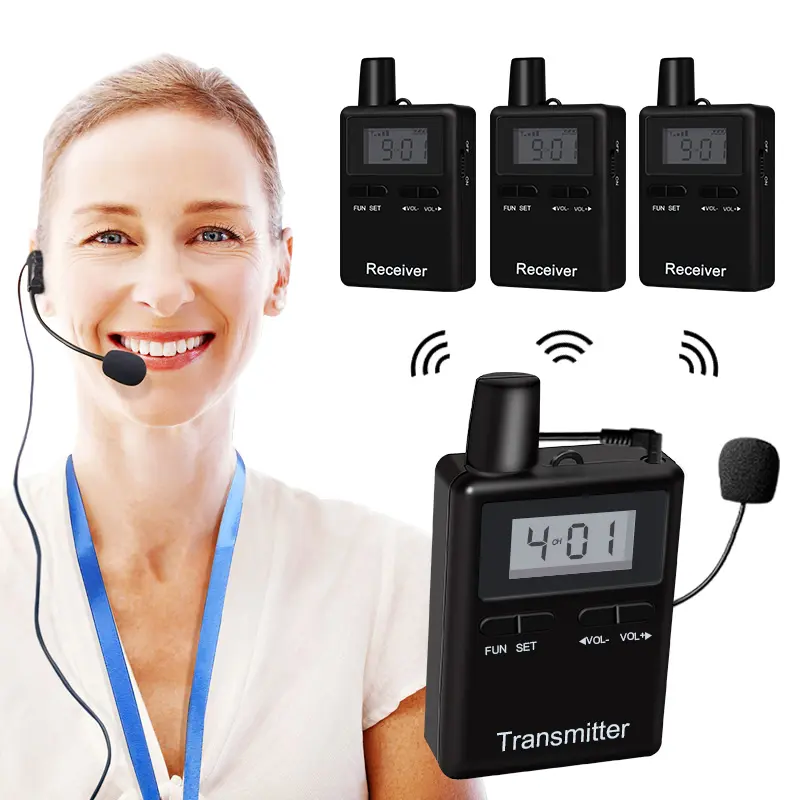 Wireless Travel Audio Tour Guide System für Gruppen tour