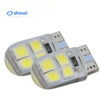 Neue W5W T10 8SMD Silikon LED Lampe für Autos Kennzeichen leuchte und Kurzarm anzeige mit kurzer Breite