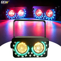 Projecteur LED de surface DMX 100W à lumière dorée, blanc chaud et froid, RGB, aspect hibou, pour événements scéniques