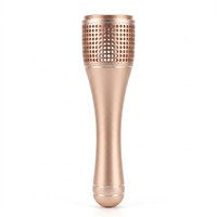 Grille de protection pour microphone en acier inoxydable, aluminium anodisé or rose, usinée CNC avec précision, logo couleur personnalisé OEM