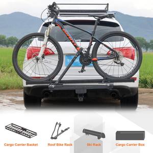 Porte-bagages de remorque noir pratique et durable - Product Image 5