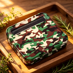 Meilleure boîte à rouleaux automatique en métal <span class=keywords><strong>de</strong></span> 70 mm et 78 mm avec divers motifs <span class=keywords><strong>de</strong></span> <span class=keywords><strong>camouflage</strong></span>, étui <span class=keywords><strong>de</strong></span> rangement <span class=keywords><strong>d</strong></span>écoratif pour tabac en gros - Product Image 2