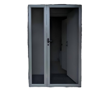 Porte Interne per Edifici Commerciali e Hotel, Porte a Battente in Alluminio Personalizzate con Serratura - Product Image 1