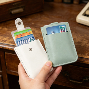 Porte-cartes multi-emplacements escamotable, porte-cartes d'identité et de banque de grande capacité, porte-cartes pliable et compact - Product Image 3