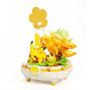 Ensemble <span class=keywords><strong>de</strong></span> briques <span class=keywords><strong>de</strong></span> construction Keeppley, <span class=keywords><strong>personnage</strong></span> <span class=keywords><strong>de</strong></span> dessin animé, plante en pot, ensemble <span class=keywords><strong>de</strong></span> blocs <span class=keywords><strong>de</strong></span> construction, modèle éducatif pour enfants, jouet en briques, décoration <span class=keywords><strong>de</strong></span> bureau, cadeau - Product Image 2