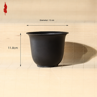 Pots de fleurs en résine pour orchidées et succulentes, style contemporain, style chinois, contrôle des racines, écologiques, pour salon et bureau