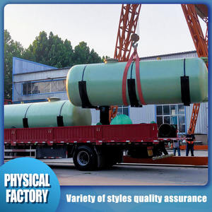 Tanque de FRP para Almacenamiento de Productos Químicos para Tratamiento de Agua, Tanque de Fibra de Vidrio para Almacenamiento de Aceite - Product Image 4