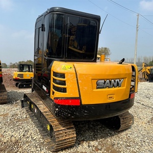 Mini-excavatrice Sany 60C 6 tonnes d'occasion, 95% NEUF, excellente qualité, modèle 2022, moteur, boîte de vitesses, pompe, PLC, prix bas, vente - Product Image 1