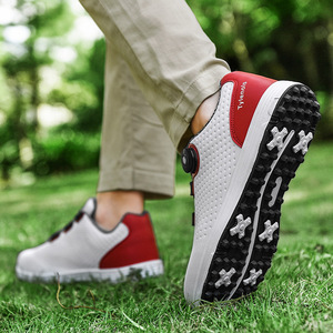 Chaussures de <span class=keywords><strong>golf</strong></span> pour le commerce transfrontalier, imperméables, à bouton rotatif, pour hommes et femmes, modèle décontracté et sportif pour couple, semelle extérieure en caoutchouc - Product Image 3
