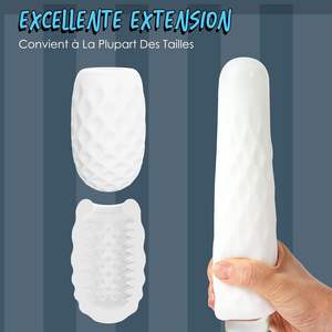 Masseur en silicone compact et portable pour adultes Appareil de relaxation personnel facile à nettoyer et réutilisable Masturbateur masculin - Product Image 4