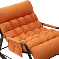 Fauteuil inclinable pivotant moderne avec fonction de sommeil, fauteuil de relaxation, fauteuil d'appoint pour chambre, salle à manger, salon