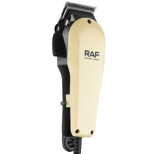 Tondeuse à cheveux électrique <span class=keywords><strong>RAF</strong></span> pour salon et usage domestique, lames en acier inoxydable, étanche, en anglais, avec fonction de coupe - Product Image 4