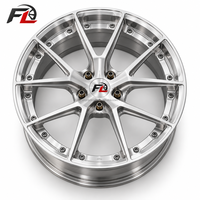 عجلات مصنوعة من قطعتين بتصميم Y-Spoke مع وجه مصقول، مقاس 18 و19 و20 بوصة، 5x112 و5x120 لسيارات BMW وAudi وBenz