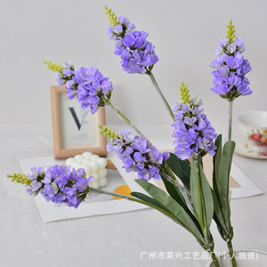 Flores Artificiales de Lavanda Laixing, Flores de Seda de Colores Mezclados, Decoraciones para Bodas, Decoración del Hogar, Estilo Moderno Ligero - Product Image 2