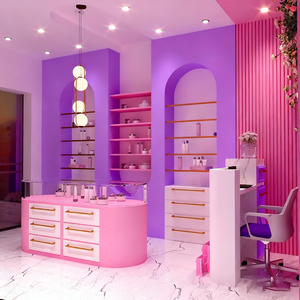 Dreamy Sweet-Cool Girl Style kosmetik Display Factory One-Stop Service untuk toko Makeup bermerek - Product Image 2