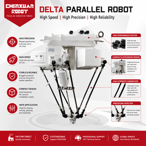 Robot Delta Paralelo Industrial para Manipulación Automática en Líneas <span class=keywords><strong>de</strong></span> Producción <span class=keywords><strong>de</strong></span> Alimentos y Electrónica - Product Image 2