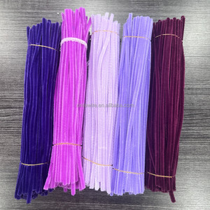 Bán Buôn Mờ Chenille Dây Chenille Thân Cây Ống Chất Tẩy Rửa Thủ Công 30Cm Mờ Dây Ống Chất Tẩy Rửa Cho Ổ Khóa Và Tự Làm Dự Án - Product Image 2