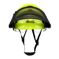 Casque de sécurité ANT5PPE ANSI EN397 TYPE I CLASSE C à double visière en ABS, construction à 6 points, avec protection faciale transparente et en maille