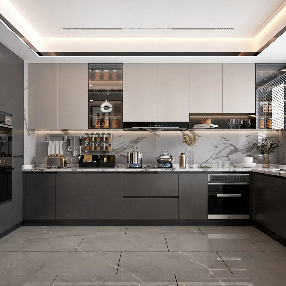 Home Style Interior Smart Kitchen Cabinets Design Villa American Standard Kitchen Cabinets Wall Cabinet