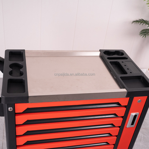 Carrito de Herramientas con Ruedas de Acero, Gabinete Metálico con Cajones <span class=keywords><strong>para</strong></span> Almacenamiento en Garaje, Gabinete Profesional con Cajones, Personalizable OEM - Product Image 3