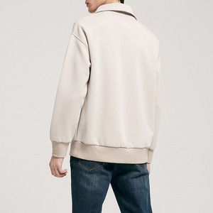 Polo felpa <span class=keywords><strong>con</strong></span> cerniera Pullover da uomo elegante maglione Versatile - Product Image 2