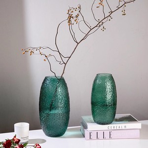 Jarrón de cristal de madera borracho de caballo de Sauce de dragón de alto valor nórdico, adornos de flores de lujo transparentes para sala de estar - Product Image 3
