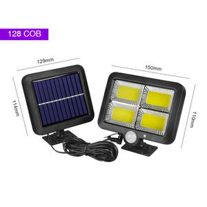 IP65 không thấm nước COB năng lượng mặt trời đèn đường 5 W vườn An ninh ánh sáng cảm biến chuyển động ngoài trời năng lượng mặt trời chia ánh sáng đường phố - Product Image 2