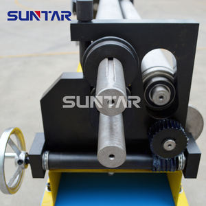 Suntay الكهربائية 3 لفة الصفائح المعدنية المتداول بندر صغيرة الألومنيوم والحديد لوحة الانحناء آلة السابق لصنع القناة - Product Image 3