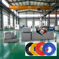 Línea de Producción de Protectores Espirales para Mangueras, Organizador de Cables, Línea de Extrusión, Máquina para Fundas de Mangueras Hidráulicas y Cables Eléctricos