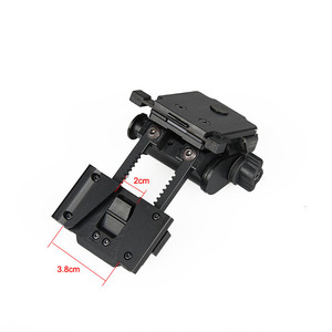 <b>Night</b> Vision <b>Goggles</b> Helmet Mount Metal Bracket Tactical Black Desert Color NV8000 8160 Compatible - Product Image 5