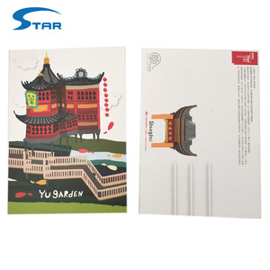 Tarjeta <span class=keywords><strong>postal</strong></span> de recuerdo personalizada con impresión personalizada - Product Image 6