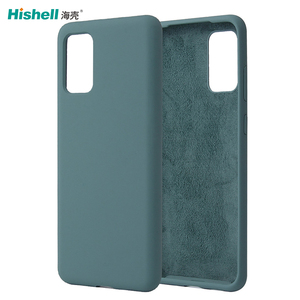 Coque de téléphone portable en Silicone liquide avec doublure en microfibre à trois couches pour Samsung Galaxy <span class=keywords><strong>S20FE</strong></span> - Product Image 3