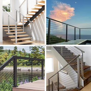 Système de garde-corps à câbles pour escalier Reilbu J, prix usine, en acier inoxydable 304, 36 pouces, pour la conception d'escaliers - Product Image 6