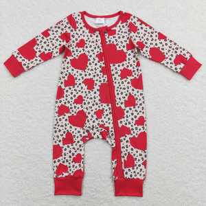 Nouvelle Collection 2026 : Ensemble Pyjama Décontracté à Manches Longues en Polyester Doux et Extensible avec Imprimé Cœur pour la Saint-Valentin – Prêt à Expédier - Product Image 5