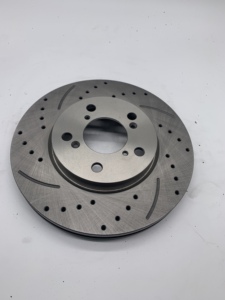 Realizar kits de actualización de sistema de frenos de gran tamaño 45251TB0W00 disco de freno perforado y ranurado deportivo para B Mercedes Suzuki Honda - Product Image 3