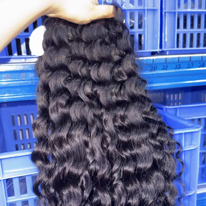 Cabello Virgen Indio de Templo, Cabello Virgen Camboyano, Paquetes de Cabello Rizado Birmano, Paquetes de Cabello Virgen <span class=keywords><strong>Filipino</strong></span>, en Stock en EE. UU. Sin Aranceles - Product Image 1