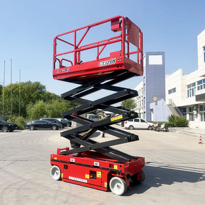 6m 10m 12m Man Lift Mini Electric Aerial Work <strong>Platform</strong> Foldable Scissor Lift Lifting <strong>Platform</strong> Hydraulic For Construction - Product Image 1