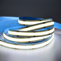 Bande lumineuse LED COB 320 LED/m 24V IP20 sans points, flexible, linéaire, pour éclairage commercial intérieur, plafond, etc.
