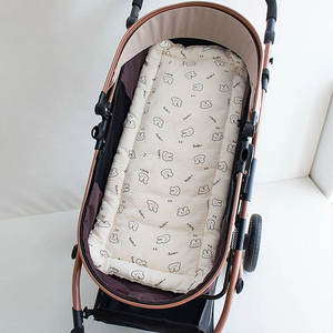Colchón de Algodón para Cochecito, <span class=keywords><strong>Universal</strong></span>, para Todas las Estaciones, Lavable a Máquina, Cojín de Asiento, Colchón Pequeño para Cuna - Product Image 2