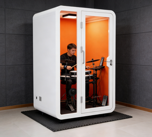 Cabine de travail moderne, bureau extérieur, salle de <span class=keywords><strong>réunion</strong></span> portable, cabine de bureau préfabriquée, cabine de confidentialité téléphonique - Product Image 5