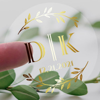Impresión personalizada Pegatinas transparentes vinilo Color Uv resistencia logotipo transparente pegatina impermeable etiqueta adhesiva