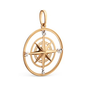 ODM OEM 2025 Bijoux élégants exclusifs Pendentif volant marin Collier en or jaune blanc rose 14K avec zircone cubique - Product Image 2