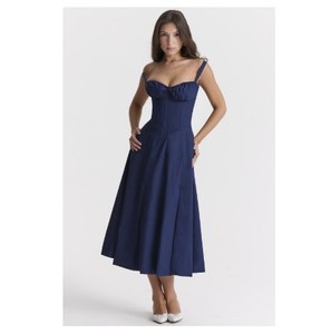 Robe longue camisole haut de gamme style estival, élégance décontractée, inspiration défilé de mode française, multicolore, vente en gros - Product Image 2
